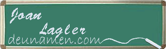 Joan Lagler Visitenkarte